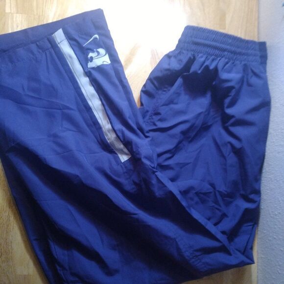 Vintage Nike Kansas State Wildcats Mesh Lined Wind Pants Joggers Trainers - Picture 1 of 11
